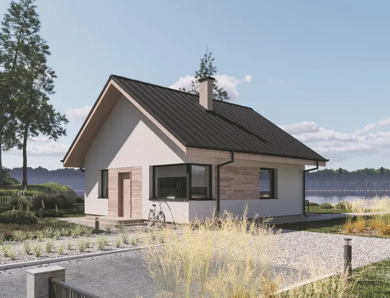 Projekt domu Ładny 2 — wizualizacja