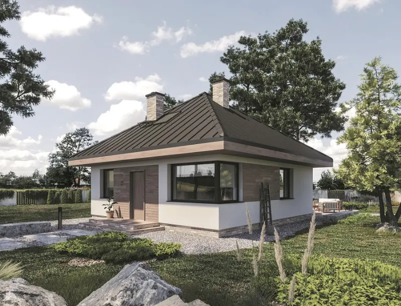 Projekt domu Ładny 4 — wizualizacja