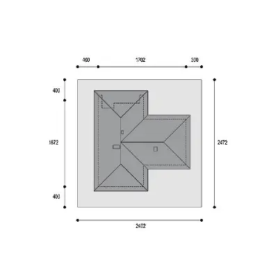 Laredo 2 — plan sytuacyjny 1 (odbicie lustrzane)
