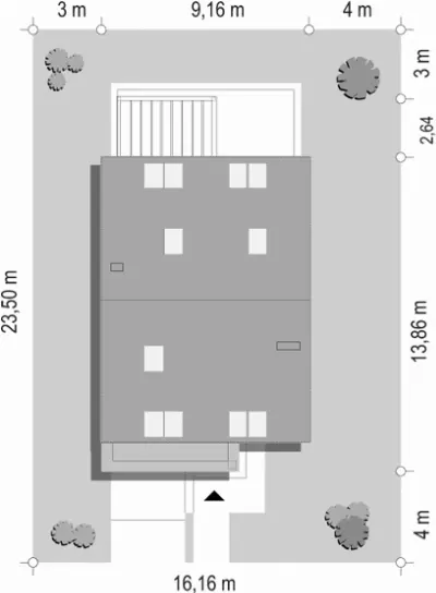 Leo — plan sytuacyjny 1 (odbicie lustrzane)