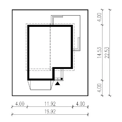 Leśny koncert — plan sytuacyjny 1 (odbicie lustrzane)