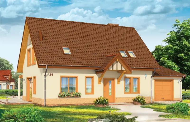 Projekt domu Leśny Zakątek 2 — wizualizacja