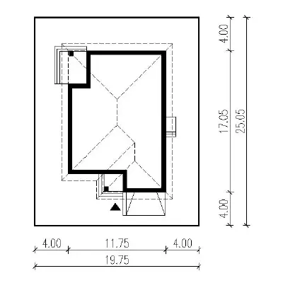 Leśny zakątek — plan sytuacyjny 1