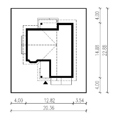 Letni wieczór — plan sytuacyjny 1