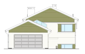 Projekt domu Lugano wariant C — wizualizacja