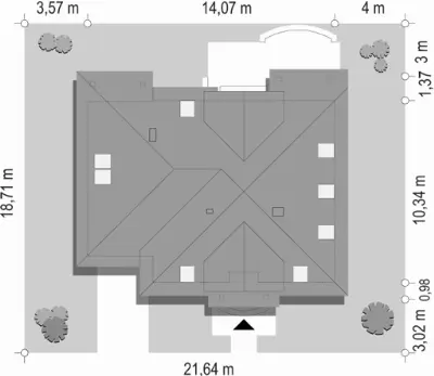 Luka — plan sytuacyjny 1 (odbicie lustrzane)