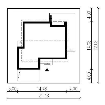 Magiczny świat - wariant I — plan sytuacyjny 1 (odbicie lustrzane)