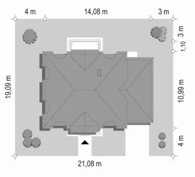 Magnat 2 — plan sytuacyjny 1 (odbicie lustrzane)