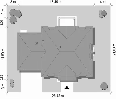 Magnat — plan sytuacyjny 1
