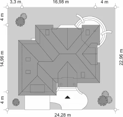Maja 2 — plan sytuacyjny 1