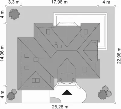 Maja 4 — plan sytuacyjny 1