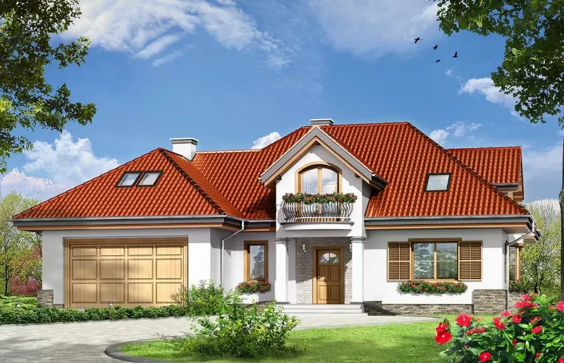 Projekt domu Maja 4 — wizualizacja