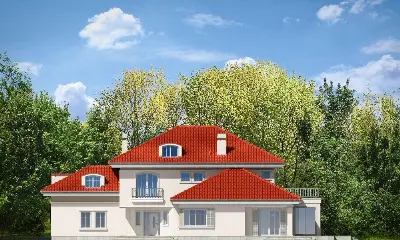 Malibu — elewacje 4 (odbicie lustrzane)