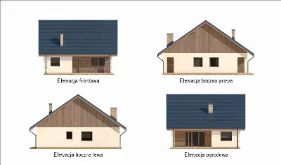 Miarodajny - wariant I — elewacje 1