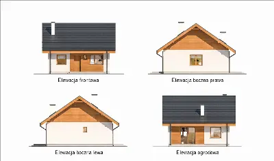 Miarodajny - wariant VI — elewacje 1