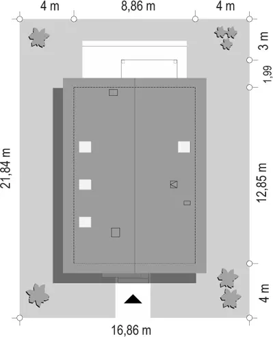 Miejski — plan sytuacyjny 1 (odbicie lustrzane)