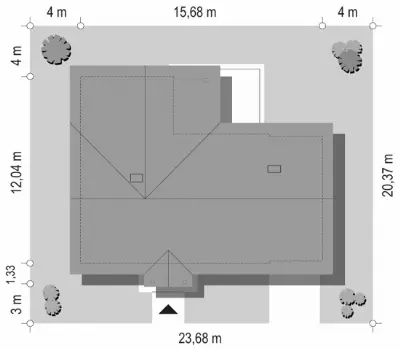 Miluś — plan sytuacyjny 1