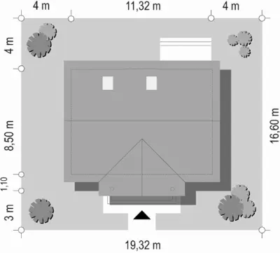 Miodowe Lata — plan sytuacyjny 1