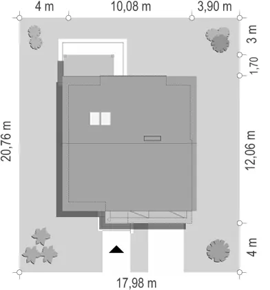 Miranda — plan sytuacyjny 1 (odbicie lustrzane)