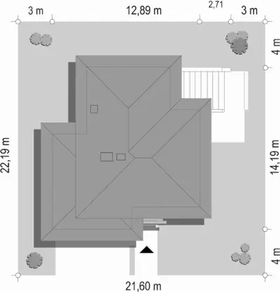 Modena — plan sytuacyjny 1 (odbicie lustrzane)