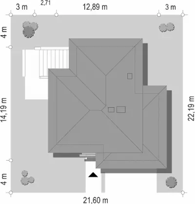 Modena — plan sytuacyjny 1