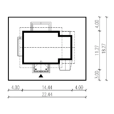 Modry — plan sytuacyjny 1