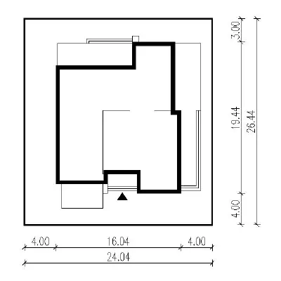 Morska bryza — plan sytuacyjny 1 (odbicie lustrzane)