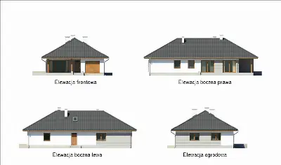 Na południe - wariant II — elewacje 1