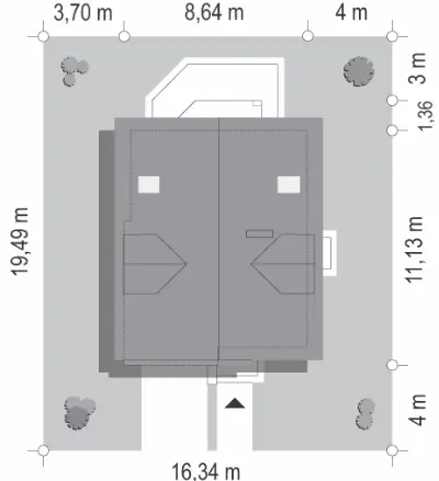 Na Swoim 2 — plan sytuacyjny 1 (odbicie lustrzane)