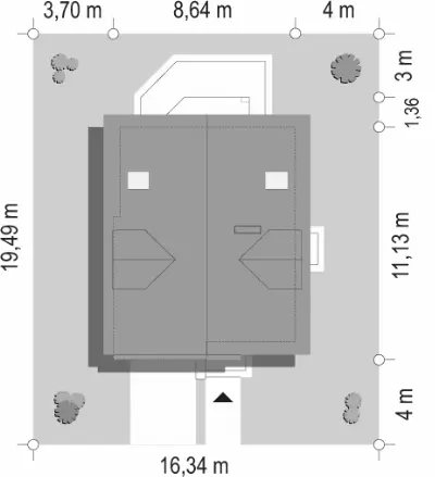 Na Swoim — plan sytuacyjny 1 (odbicie lustrzane)