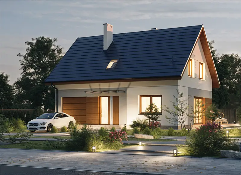 Projekt domu Nasz faworyt AG1 — wizualizacja