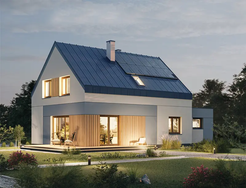 Projekt domu Nasz faworyt 1G1N — wizualizacja
