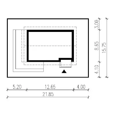 Nasz pomysł - wariant I — plan sytuacyjny 1 (odbicie lustrzane)