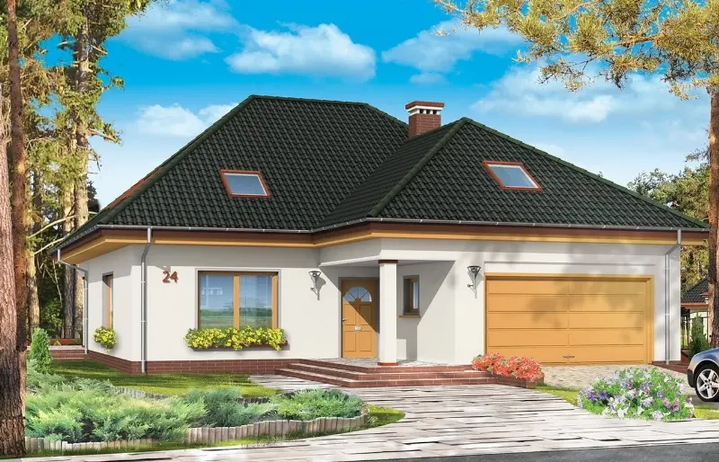 Projekt domu Natalia 2 — wizualizacja