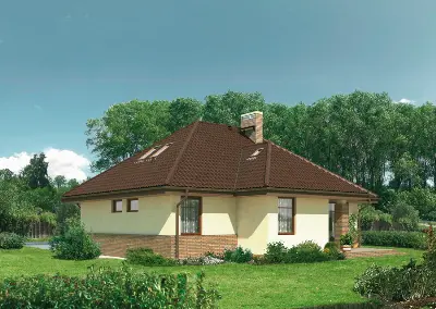 Niewielki - wariant II — wizualizacje 2 (odbicie lustrzane)