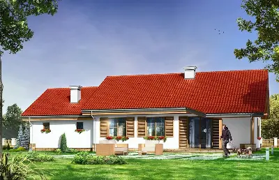 Niezapominajka z garażem 2 — wizualizacje 1