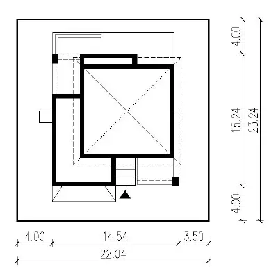 Nowa historia - wariant II — plan sytuacyjny 1 (odbicie lustrzane)