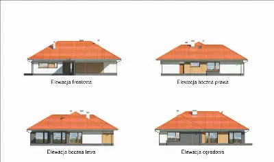 Nowe możliwości - wariant I — elewacje 1