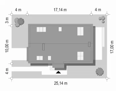 Nowoczesny 2 — plan sytuacyjny 1