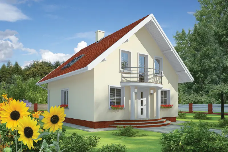 Projekt domu O świcie — wizualizacja