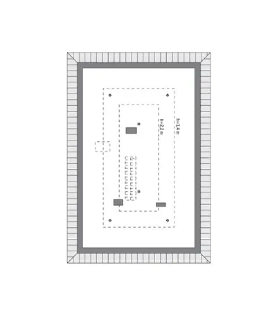 Od serca - wariant III — rzuty kondygnacji 2 (odbicie lustrzane)