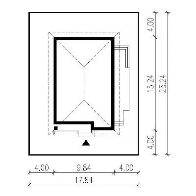 Od serca - wariant IV — plan sytuacyjny 1 (odbicie lustrzane)