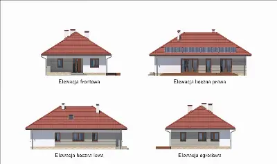 Od serca - wariant IV — elewacje 1 (odbicie lustrzane)