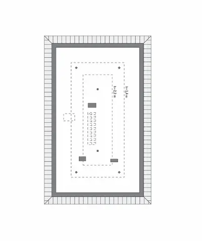 Od serca - wariant V — rzuty kondygnacji 2 (odbicie lustrzane)
