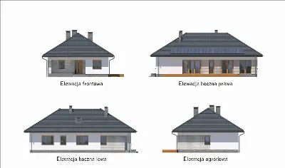 Od serca - wariant V — elewacje 1 (odbicie lustrzane)