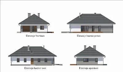 Od serca - wariant VII — elewacje 1 (odbicie lustrzane)