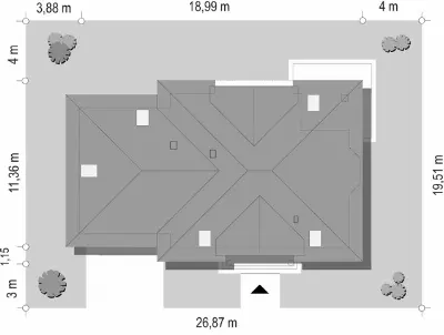 Ofelia — plan sytuacyjny 1
