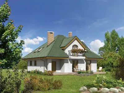 Ogród o zmierzchu — wizualizacje 1