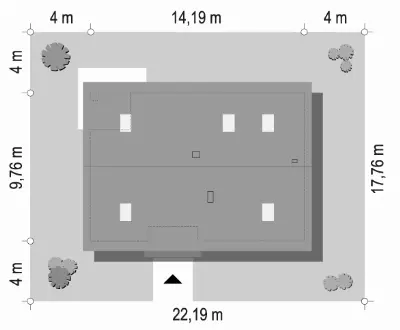Oliwka 2 — plan sytuacyjny 1