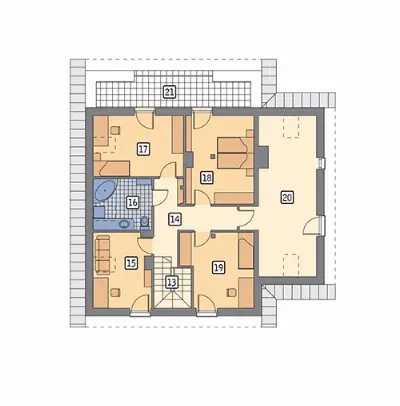Optymalny — rzuty kondygnacji 2